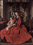 Jan Van Eyck Madonna mit dem lesenden Kinde oil painting artist